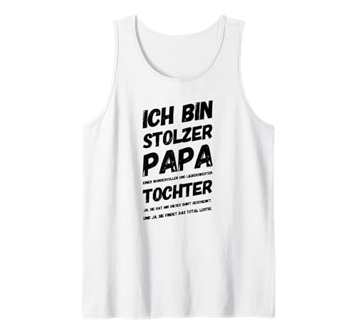 Herren Stolzer Papa Wundervolle Tochter Tank Top Herren Stolzer Papa Wundervolle Tochter Tank Top von Papa und Tochter