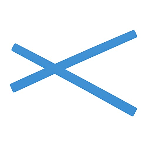 PapaViva Ersatz-Ohrsocken für Oakley Wheel House OO9469/Wheel House RX OX8166, himmelblau, onesize von PapaViva