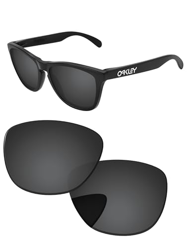 PapaViva Ersatzlinsen für for Oakley Frogskins Pro+ Schwarz Grau Polarisiert PapaViva Ersatzlinsen für for Oakley Frogskins Pro+ Schwarz Grau Polarisiert von PapaViva