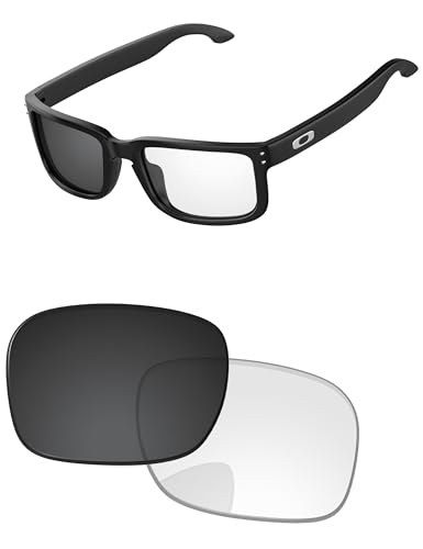 PapaViva Ersatzgläser für Oakley Holbrook OO9102 55 mm Sonnenbrille, Eclipse Grey Photochromic, Holbrook PapaViva Ersatzgläser für Oakley Holbrook OO9102 55 mm Sonnenbrille, Eclipse Grey Photochromic, Holbrook von PapaViva