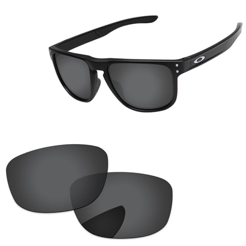 PapaViva Ersatzgläser für Oakley Holbrook R OO9377/Holbrook R Asian Fit OO9379, schwarz grau, Holbrook R von PapaViva