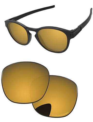 PapaViva Ersatzgläser für Oakley Latch OO9265 53 mm Sonnenbrille, bronzefarben, goldfarben, polarisiert PapaViva Ersatzgläser für Oakley Latch OO9265 53 mm Sonnenbrille, bronzefarben, goldfarben, polarisiert von PapaViva