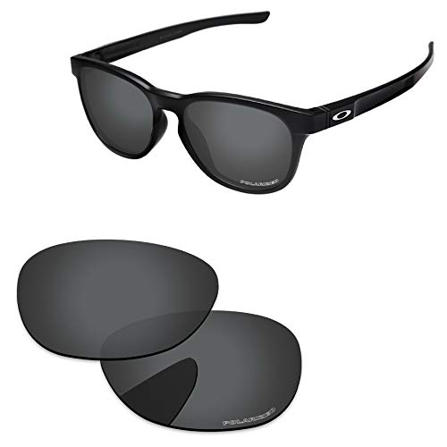 PapaViva Ersatzgläser für for Oakley Stringer OO9315, Schwarzgrau – polarisiert, onesize von PapaViva
