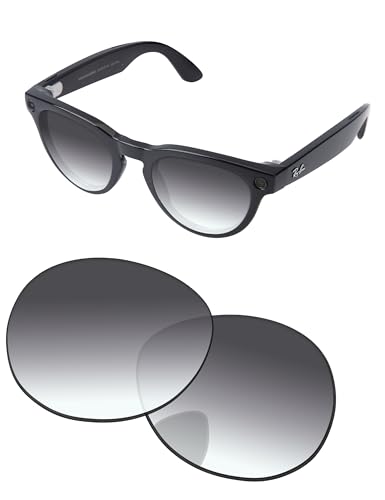 PapaViva Ersatzgläser kompatibel mit Ray-Ban Meta Headliner RW4009 50 mm Sonnenbrille, Grauer Farbverlauf, RW4009 50mm PapaViva Ersatzgläser kompatibel mit Ray-Ban Meta Headliner RW4009 50 mm Sonnenbrille, Grauer Farbverlauf, RW4009 50mm von PapaViva