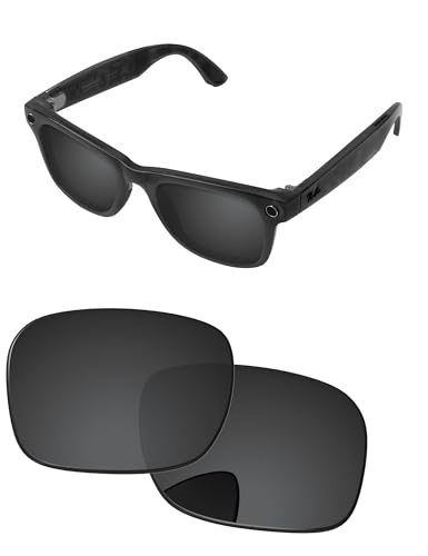 PapaViva Ersatzgläser kompatibel mit Ray-Ban Meta RW4006 50 mm Sonnenbrille, Solides Schwarz, RW4006 50mm PapaViva Ersatzgläser kompatibel mit Ray-Ban Meta RW4006 50 mm Sonnenbrille, Solides Schwarz, RW4006 50mm von PapaViva