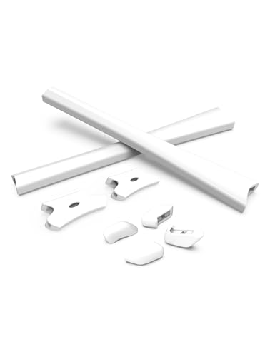 PapaViva Ersatzgummi-Sets für for Oakley Flak Jacke/Flak Jacket XLJ, weiß, Einheitsgröße von PapaViva