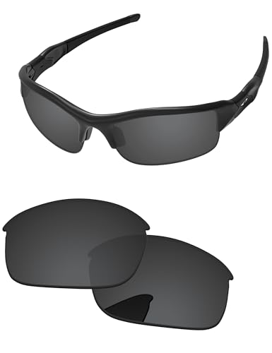 PapaViva Ersatzlinsen für for Oakley Flak Jacket Schwarz Grau von PapaViva
