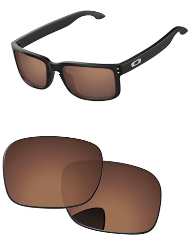 PapaViva Ersatzlinsen für for Oakley Holbrook Pro+ Kupferbraun Polarisiert von PapaViva