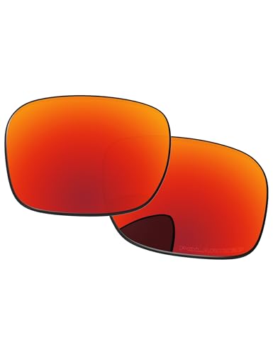 PapaViva Ersatzlinsen für for Oakley Holbrook XL Feuerrot - Polarisiert von PapaViva