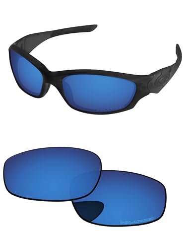 PapaViva Ersatzlinsen für for Oakley Straight Jacket 2007 Tiefes Wasser - Polarisiert von PapaViva