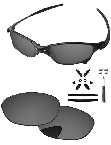 PapaViva Ersatzlinsen & Gummi-Kits für for Oakley Juliet Pro+ Schwarzchrom Polarisiert PapaViva Ersatzlinsen & Gummi-Kits für for Oakley Juliet Pro+ Schwarzchrom Polarisiert von PapaViva