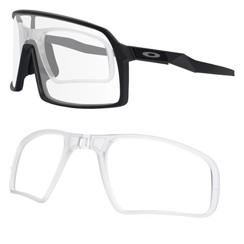 PapaViva Insert Clip On RX Prescription Lens Carrier for Oakley Sutro/Sutro Lite/Sutro Lite Sweep/Sutro S/Sutro Ti OO9406 OO9406A OO9463 OO9463A OO9465 OO9462 OO6013 - Clear PapaViva Insert Clip On RX Prescription Lens Carrier for Oakley Sutro/Sutro Lite/Sutro Lite Sweep/Sutro S/Sutro Ti OO9406 OO9406A OO9463 OO9463A OO9465 OO9462 OO6013 - Clear von PapaViva