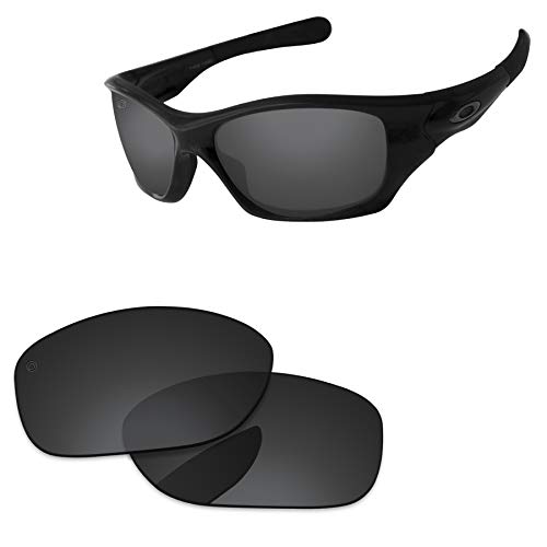 PapaViva Objektive Ersatz für Oakley Pit Bull OO9127, Pro+ schwarz grau polarisiert, onesize von PapaViva
