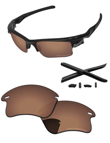 PapaViva Objektive Ersatz & Gummi Kits für for Oakley Fast Jacket XL OO9156 von PapaViva