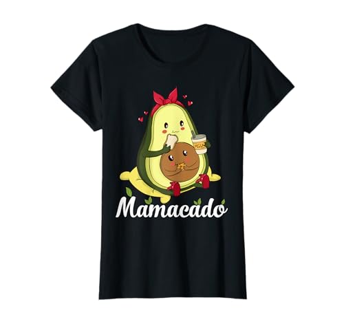 Lustiges Avocado Mama Mamacado werdende Mutter T-Shirt von Papacado und Mamacado Motive von Lifua