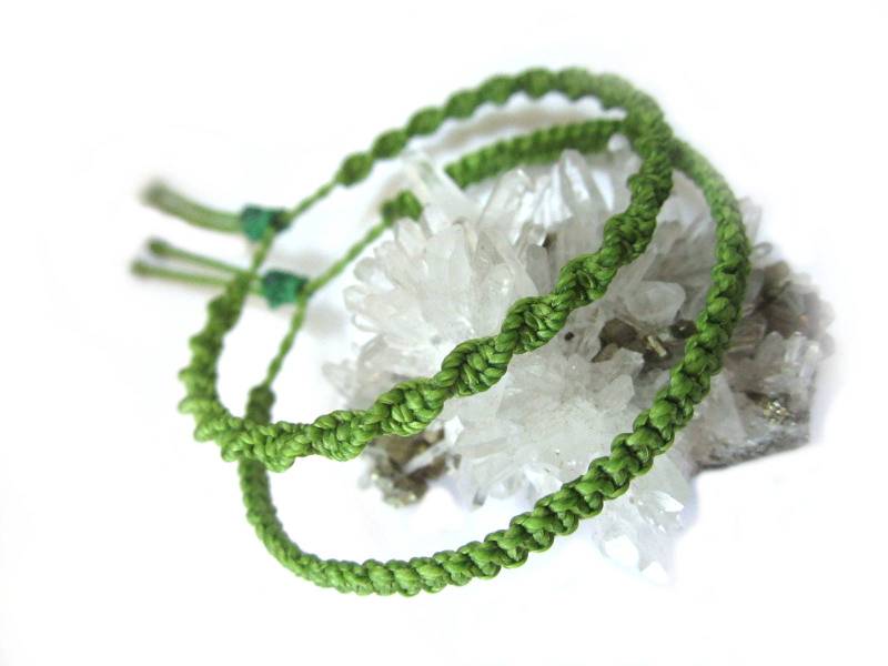 x2 Grün Apfel Freundschaft Armband/Bohemian/Surf Makramee Gewebt/Geflochtene Fäden Armband Handgemachte Réf.pp+Ps352 x2 Grün Apfel Freundschaft Armband/Bohemian/Surf Makramee Gewebt/Geflochtene Fäden Armband Handgemachte Réf.pp+Ps352 von PapachoCreations