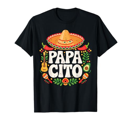 Papacito Shirt Lustig Mexikanischer Papa Männer Cinco De Mayo Fiesta T-Shirt Papacito Shirt Lustig Mexikanischer Papa Männer Cinco De Mayo Fiesta T-Shirt von Papacito Shirts