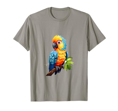 Cute Parrot Baby Animal. T-Shirt von Papagei FH