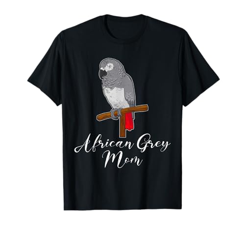 Graupapagei Mama African Grey Mom Papageien Frauen T-Shirt Graupapagei Mama African Grey Mom Papageien Frauen T-Shirt von Papagei Geschenke Grau Papagei Fan Vogelliebhaber