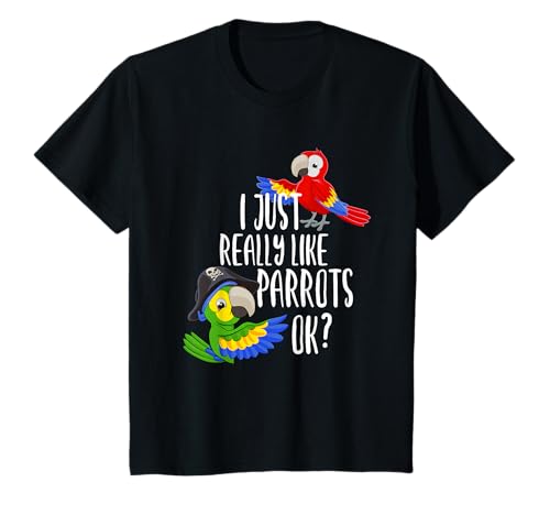 Papageien Geschenkidee Papagei Spruch Lustig Kinder T-Shirt von Papagei T-Shirts und Wellensittich Shirts