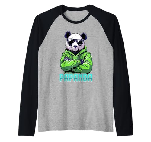 Papanda Lustiger Panda Spruch Papa Vatertag Männer Vater Raglan Papanda Lustiger Panda Spruch Papa Vatertag Männer Vater Raglan von Papanda Lustiger Papa Panda Vatertagsgeschenk Tier