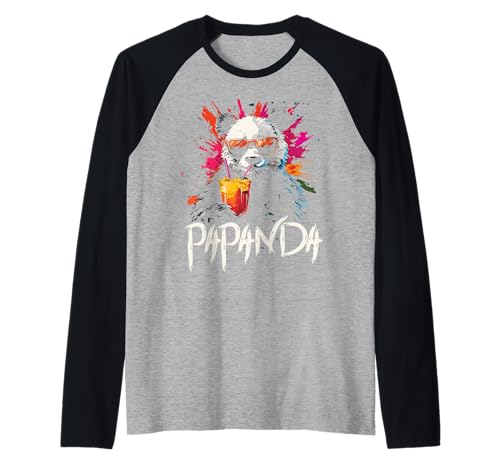 Papanda Lustiger Panda Spruch Papa Vatertag Männer Vater Raglan Papanda Lustiger Panda Spruch Papa Vatertag Männer Vater Raglan von Papanda Lustiger Papa Panda Vatertagsgeschenk Tier