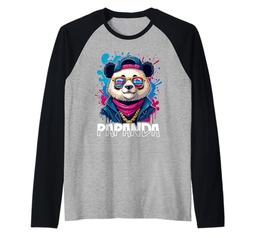 Papanda Lustiger Panda Spruch Papa Vatertag Männer Vater Raglan Papanda Lustiger Panda Spruch Papa Vatertag Männer Vater Raglan von Papanda Lustiger Papa Panda Vatertagsgeschenk Tier