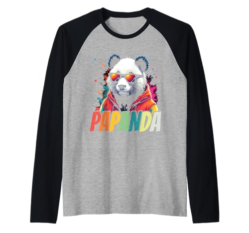 Papanda Lustiger Panda Spruch Papa Vatertag Männer Vater Raglan Papanda Lustiger Panda Spruch Papa Vatertag Männer Vater Raglan von Papanda Lustiger Papa Panda Vatertagsgeschenk Tier