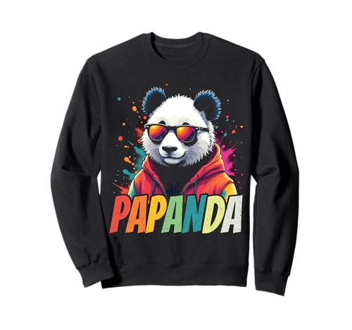 Papanda Lustiger Panda Spruch Papa Vatertag Männer Vater Sweatshirt Papanda Lustiger Panda Spruch Papa Vatertag Männer Vater Sweatshirt von Papanda Lustiger Papa Panda Vatertagsgeschenk Tier