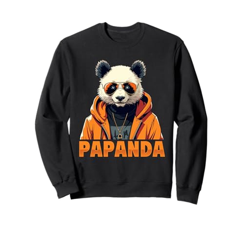 Papanda Lustiger Panda Spruch Papa Vatertag Männer Vater Sweatshirt Papanda Lustiger Panda Spruch Papa Vatertag Männer Vater Sweatshirt von Papanda Lustiger Papa Panda Vatertagsgeschenk Tier
