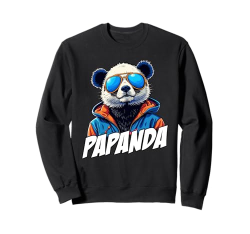 Papanda Lustiger Panda Spruch Papa Vatertag Männer Vater Sweatshirt Papanda Lustiger Panda Spruch Papa Vatertag Männer Vater Sweatshirt von Papanda Lustiger Papa Panda Vatertagsgeschenk Tier