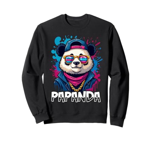 Papanda Lustiger Panda Spruch Papa Vatertag Männer Vater Sweatshirt Papanda Lustiger Panda Spruch Papa Vatertag Männer Vater Sweatshirt von Papanda Lustiger Papa Panda Vatertagsgeschenk Tier