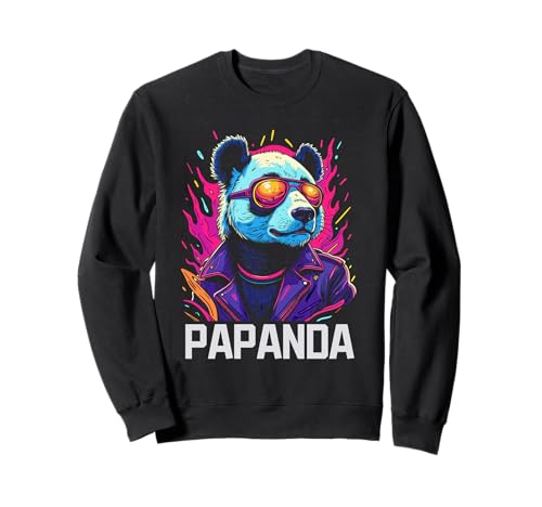 Papanda Lustiger Panda Spruch Papa Vatertag Männer Vater Sweatshirt Papanda Lustiger Panda Spruch Papa Vatertag Männer Vater Sweatshirt von Papanda Lustiger Papa Panda Vatertagsgeschenk Tier