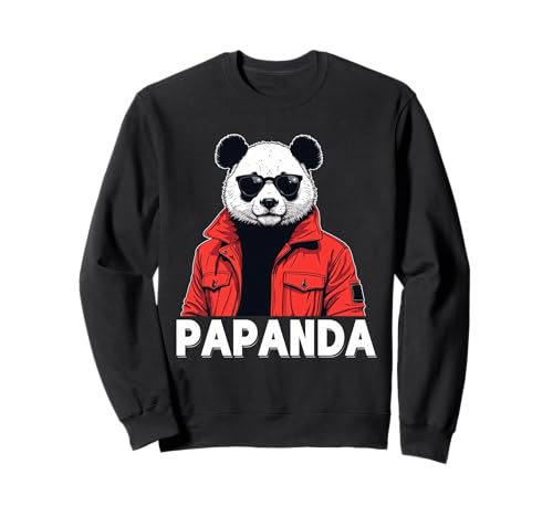 Papanda Lustiger Panda Spruch Papa Vatertag Männer Vater Sweatshirt Papanda Lustiger Panda Spruch Papa Vatertag Männer Vater Sweatshirt von Papanda Lustiger Papa Panda Vatertagsgeschenk Tier