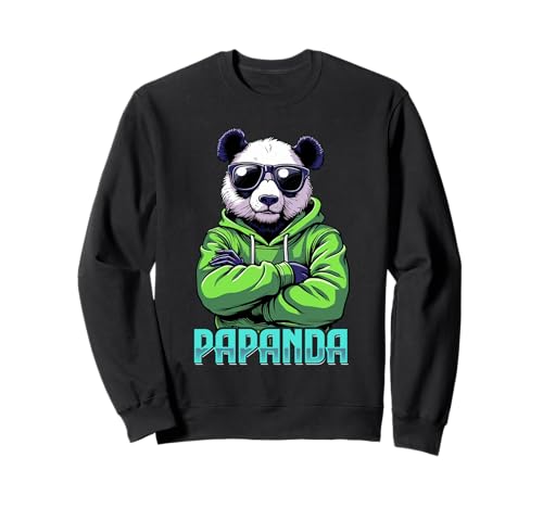 Papanda Lustiger Panda Spruch Papa Vatertag Männer Vater Sweatshirt Papanda Lustiger Panda Spruch Papa Vatertag Männer Vater Sweatshirt von Papanda Lustiger Papa Panda Vatertagsgeschenk Tier
