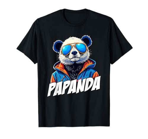 Papanda Lustiger Panda Spruch Papa Vatertag Männer Vater T-Shirt Papanda Lustiger Panda Spruch Papa Vatertag Männer Vater T-Shirt von Papanda Lustiger Papa Panda Vatertagsgeschenk Tier