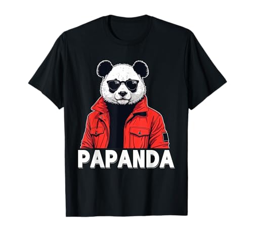 Papanda Lustiger Panda Spruch Papa Vatertag Männer Vater T-Shirt Papanda Lustiger Panda Spruch Papa Vatertag Männer Vater T-Shirt von Papanda Lustiger Papa Panda Vatertagsgeschenk Tier