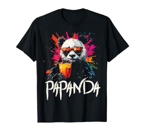 Papanda Lustiger Panda Spruch Papa Vatertag Männer Vater T-Shirt Papanda Lustiger Panda Spruch Papa Vatertag Männer Vater T-Shirt von Papanda Lustiger Papa Panda Vatertagsgeschenk Tier