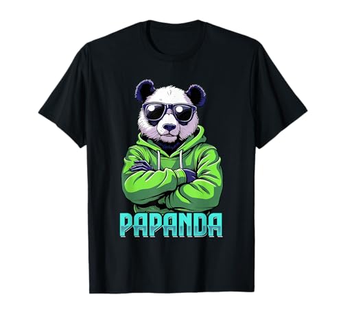 Papanda Lustiger Panda Spruch Papa Vatertag Männer Vater T-Shirt Papanda Lustiger Panda Spruch Papa Vatertag Männer Vater T-Shirt von Papanda Lustiger Papa Panda Vatertagsgeschenk Tier