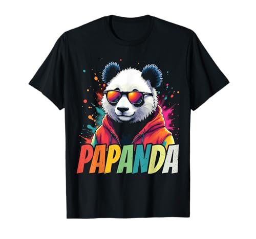 Papanda Lustiger Panda Spruch Papa Vatertag Männer Vater T-Shirt Papanda Lustiger Panda Spruch Papa Vatertag Männer Vater T-Shirt von Papanda Lustiger Papa Panda Vatertagsgeschenk Tier
