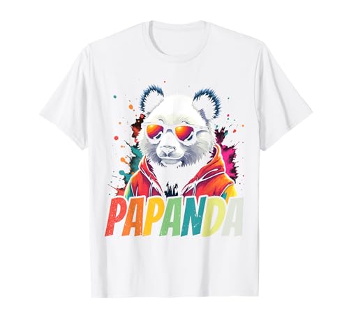 Papanda Lustiger Panda Spruch Papa Vatertag Männer Vater T-Shirt Papanda Lustiger Panda Spruch Papa Vatertag Männer Vater T-Shirt von Papanda Lustiger Papa Panda Vatertagsgeschenk Tier