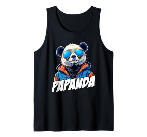 Papanda Lustiger Panda Spruch Papa Vatertag Männer Vater Tank Top Papanda Lustiger Panda Spruch Papa Vatertag Männer Vater Tank Top von Papanda Lustiger Papa Panda Vatertagsgeschenk Tier
