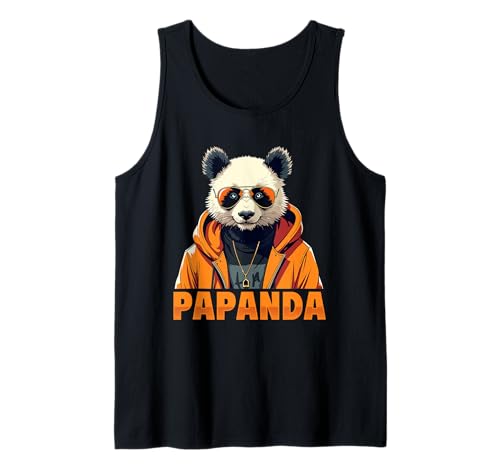 Papanda Lustiger Panda Spruch Papa Vatertag Männer Vater Tank Top Papanda Lustiger Panda Spruch Papa Vatertag Männer Vater Tank Top von Papanda Lustiger Papa Panda Vatertagsgeschenk Tier