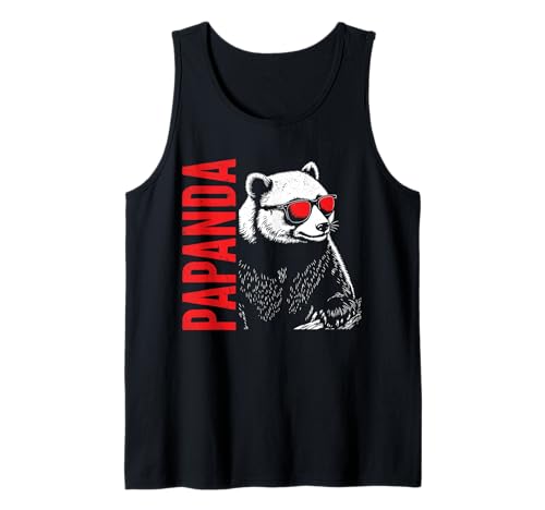 Papanda Lustiger Panda Spruch Papa Vatertag Männer Vater Tank Top Papanda Lustiger Panda Spruch Papa Vatertag Männer Vater Tank Top von Papanda Lustiger Papa Panda Vatertagsgeschenk Tier