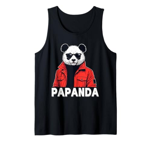 Papanda Lustiger Panda Spruch Papa Vatertag Männer Vater Tank Top Papanda Lustiger Panda Spruch Papa Vatertag Männer Vater Tank Top von Papanda Lustiger Papa Panda Vatertagsgeschenk Tier