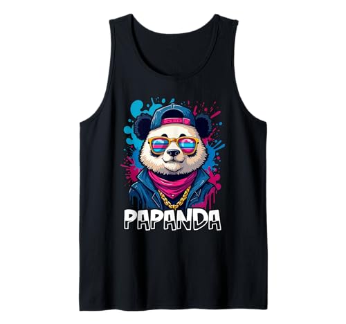 Papanda Lustiger Panda Spruch Papa Vatertag Männer Vater Tank Top Papanda Lustiger Panda Spruch Papa Vatertag Männer Vater Tank Top von Papanda Lustiger Papa Panda Vatertagsgeschenk Tier