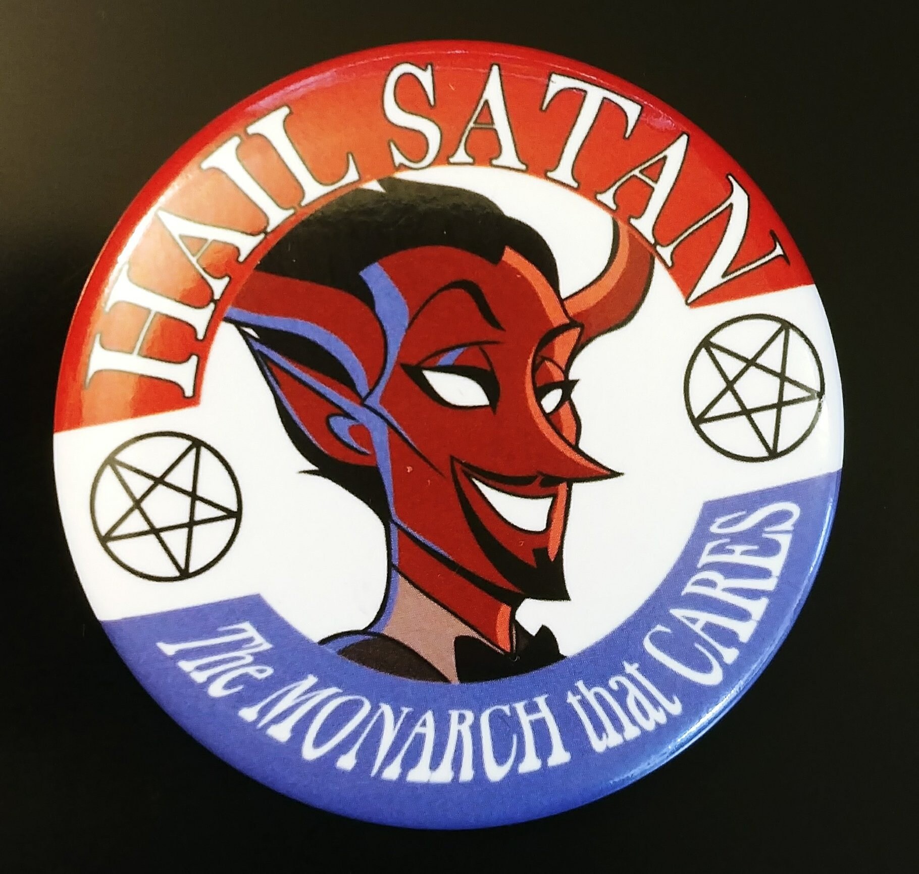 Hail Satan Kampagne Button | Hoof Fellas Hail Satan Kampagne Button | Hoof Fellas von PaperAcolyte