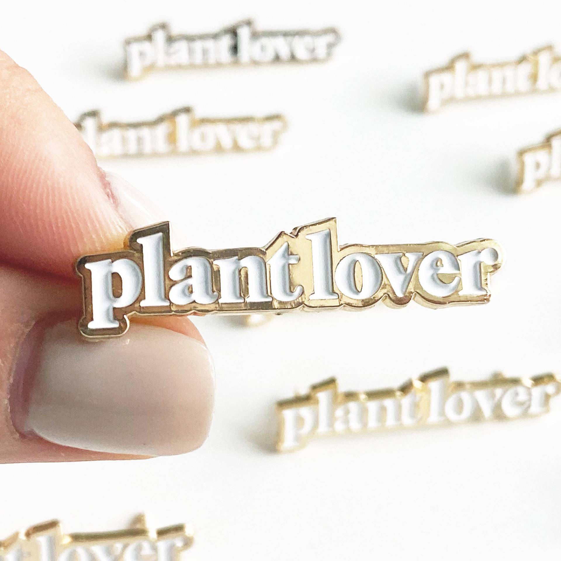 Pflanzenliebhaber Emaille Pin | Pins & Accessoires Für Revers Geschenk Sie Blumen Brosche Modern von PaperAnchorCo