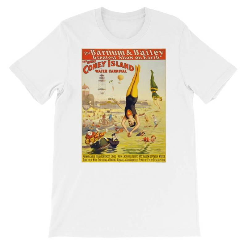 Barnum & Bailey Circus Kurzärmeliges Unisex T-Shirt Barnum & Bailey Circus Kurzärmeliges Unisex T-Shirt von PaperMoonMedia