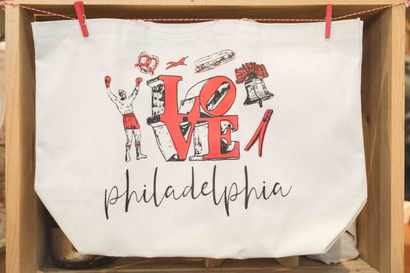 Baumwolltasche Mit Philly Illustrationen Baumwolltasche Mit Philly Illustrationen von PaperOnPine